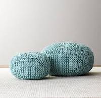 Knitted Poufs