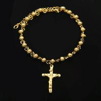 Gold Plated Rosary Bracelets