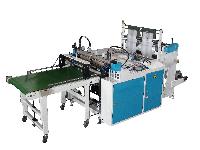Side Sealing and Cutting Machine with On Line Punching