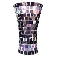 Colored Glass Mosaic Vase