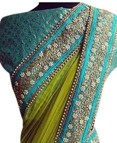 Heavy Border Net Sarees