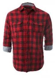 Men's Casual Cotton Checks Shirt