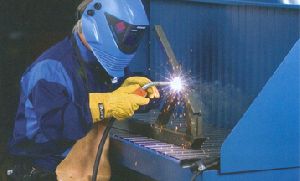 Welding and grinding table