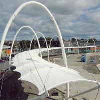 Walkway Covering Tensile Structures