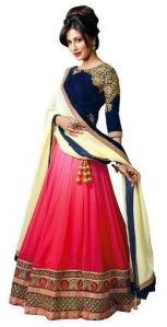 Angle Vol. Shoulder Lehenga