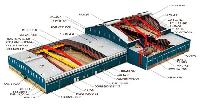 Pre-Engineered Steel Building Cutaway Industrial Crane