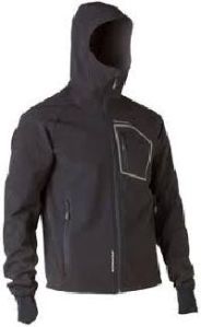 Full Sleeves Hooded Polyester Jacket