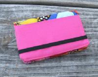 Small Unisex Wallet Quilted Fabric