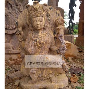 Sandstone Manisha Devi-Naga Devi statue