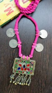 BEAUTIFUL AFGHANI NECKLACE IN AFGHANI METAL