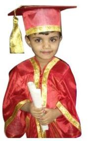 Kids Red Academic Gown