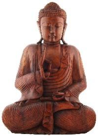 Wooden Buddha Statue