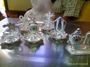 Silver Agarbatti Stand