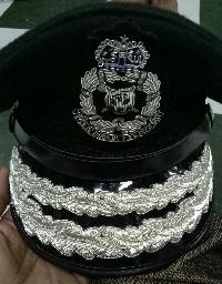Embroidery police cap