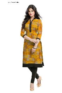 K-32 Breeze Yellow Kurti