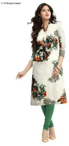 K-37 Breeze Cream Kurti