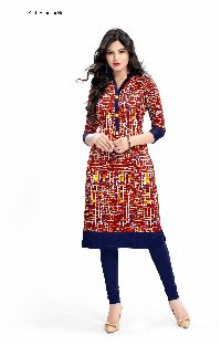 K-40 Panchhi Red Kurti