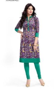 K-41 Panchhi Purple Kurti