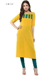 K-42 Mahi Yellow Kurti