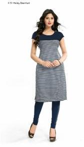 K-51 Harley Blue Kurti