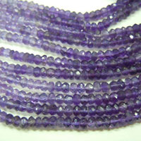 Amethyst Multi Color Micro Faceted Beads