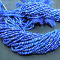 Lapis Lazuli Faceted Rondelle Beads