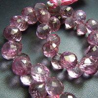 Quartz Faceted Briolette