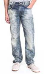 Mens Washed Jeans