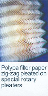 Impregnated Filter Papers Pleated Packs