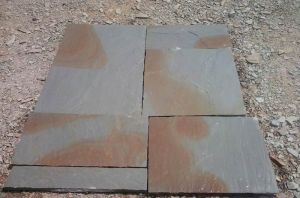 Two Tone Lemon Sandstone Pavings