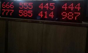 4 Window Wireless Restaurants Token Number Display