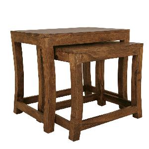 Teak Wood Duet Nest Tables (RHP-NEST-003)