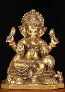 Lord Ganesha Brass Statue