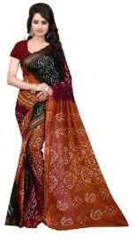 Multi Coloured Bandhani Sarees