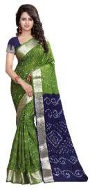 Teen Dana Bandhani Sarees