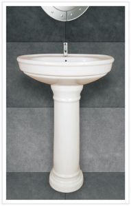 Plain Vitrosa Pedestal Wash Basin