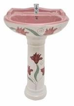 Printed Royal Pedestal Wash Basin