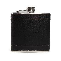 Leather hip flask