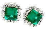 emeralds earrings