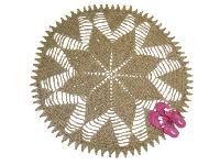 Round Shaped Jute Rug