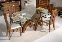 Glass Top Dining Table