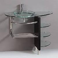 glass vanities