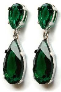 emerald earring