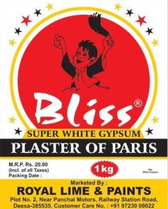 Bliss Super White Gypsum POP