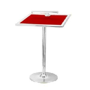 Podium single stand stainless steel