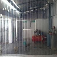 transparent plastic curtain