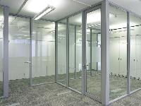 glass partition wall