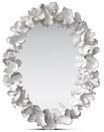 silver framed mirror