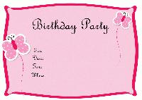 Birthday Invitation Cards