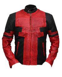 Mens Deadpool Leather Jacket